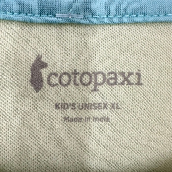 Cotopaxi Kids Gear for Good Organic T-Shirt Kids Unisex XL Lichen Green Casual - Picture 3 of 11